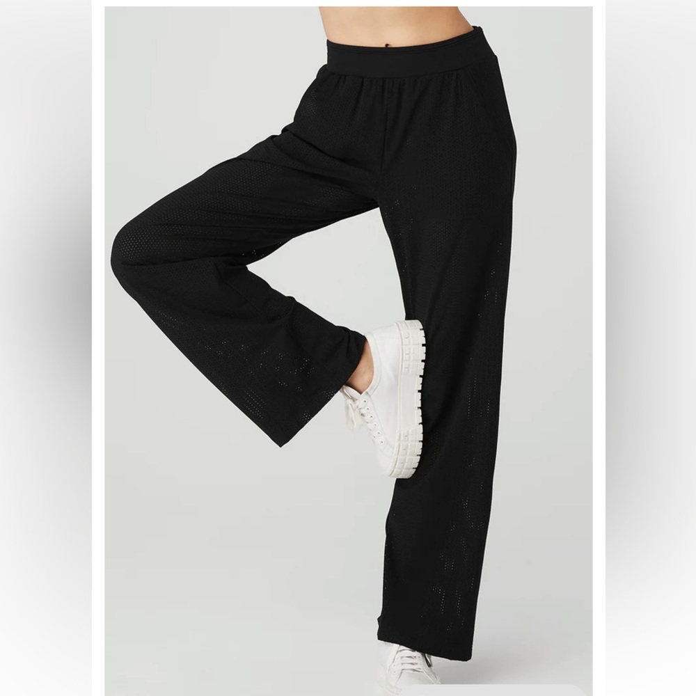 Alo Mesh All-Star Wide Leg Pant